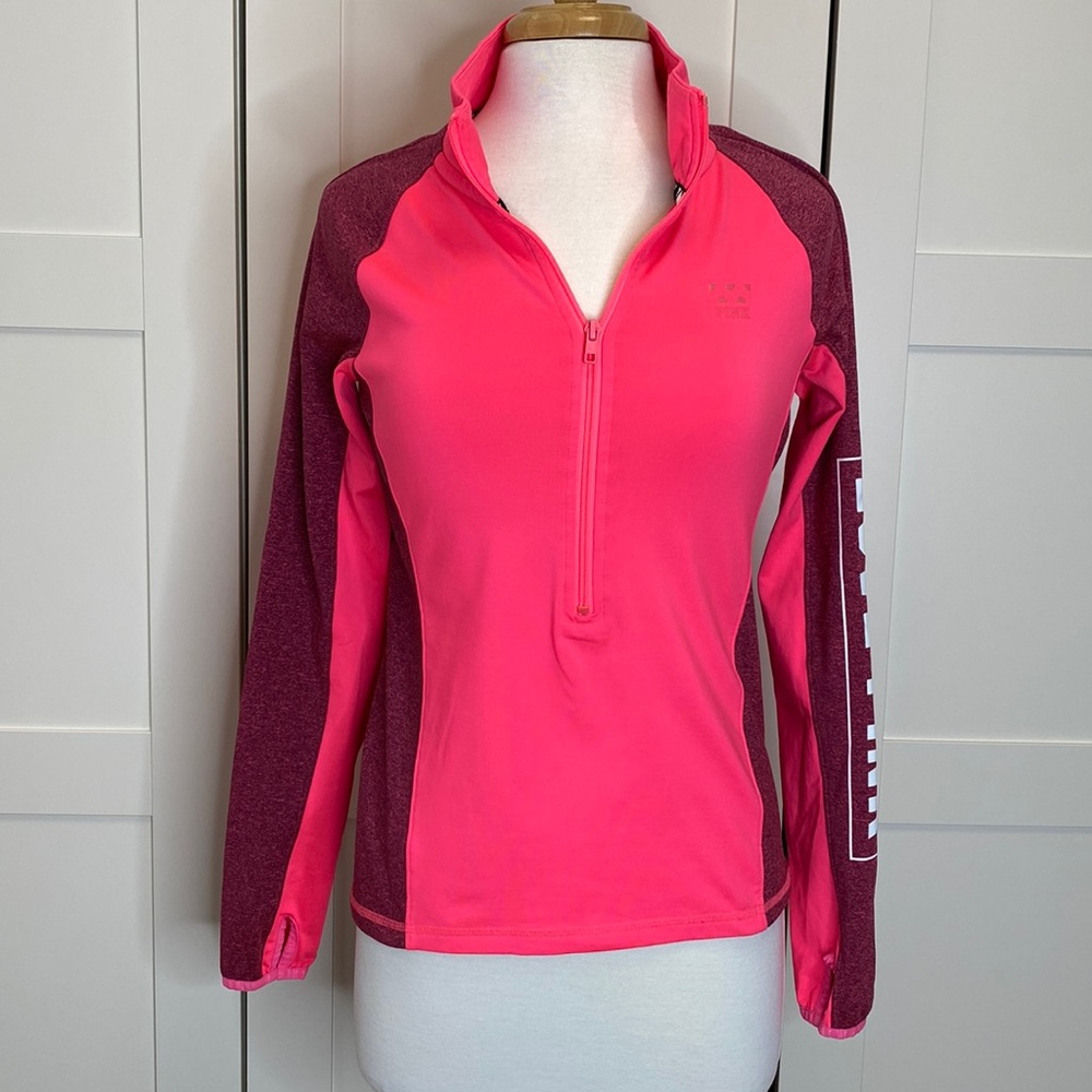 Victorias Secret Pink Ultimate Pullover Neon S
